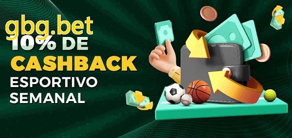 10% de bônus de cashback na gbg.bet